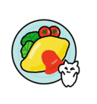 しろねこみーたん2 日常編（文字なし）（個別スタンプ：34）