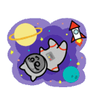 しろねこみーたん2 日常編（文字なし）（個別スタンプ：40）