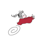 おねえさんの文字なしスタンプ（個別スタンプ：10）