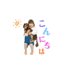 ぴーす王子とみるく姫。（個別スタンプ：3）