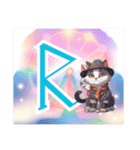 ルーン猫（個別スタンプ：5）