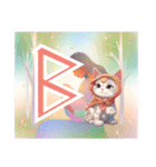 ルーン猫（個別スタンプ：18）