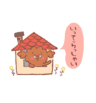 ふわもこトイプー・レッド（個別スタンプ：17）