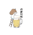 彼女は猫っぽい（個別スタンプ：3）