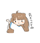 彼女は猫っぽい（個別スタンプ：4）