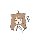 彼女は猫っぽい（個別スタンプ：13）