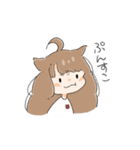 彼女は猫っぽい（個別スタンプ：16）
