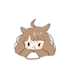彼女は猫っぽい（個別スタンプ：21）