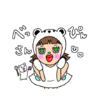 白と黒のかごしま弁スタンプ2（個別スタンプ：11）