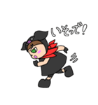 白と黒のかごしま弁スタンプ2（個別スタンプ：27）