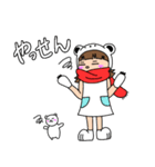 白と黒のかごしま弁スタンプ2（個別スタンプ：31）