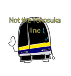 yellow and purple trains（個別スタンプ：20）