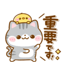 ねこねこにゃんこ♡毎日使える敬語（個別スタンプ：15）