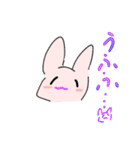 ウサギさんと一緒（個別スタンプ：11）
