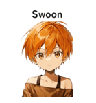 全て同じセリフ【Swoon】  1（個別スタンプ：16）