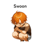 全て同じセリフ【Swoon】  1（個別スタンプ：19）