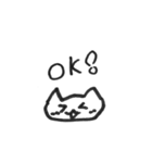 しろねこくんのスタンプ（個別スタンプ：11）