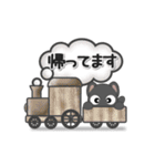 黒ねこ＊＊＊ほのぼの毎日（個別スタンプ：36）