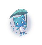 滴る猫の気分（個別スタンプ：1）
