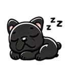 待ち合わせに使える黒フレブルちゃん（個別スタンプ：5）