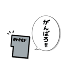 パソコンのenter♡（個別スタンプ：27）