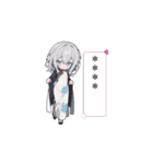 かわいいファンタジーアオザイ女の子（個別スタンプ：2）