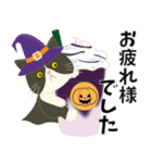 【ぶーにゃん】毎日使う【ハロウィンver.】（個別スタンプ：8）