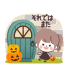 モノトーンPonyちゃん・ハロウィン（個別スタンプ：5）