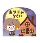 モノトーンPonyちゃん・ハロウィン（個別スタンプ：7）