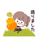 モノトーンPonyちゃん・ハロウィン（個別スタンプ：32）