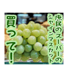 シャインマスカットが食べたいな▶飛び出す（個別スタンプ：13）