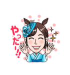 馬ガール『みなみ』（個別スタンプ：3）