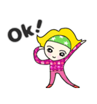 おしゃれヘアバンドタエコさんラブ（個別スタンプ：17）