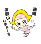 おしゃれヘアバンドタエコさんラブ（個別スタンプ：21）
