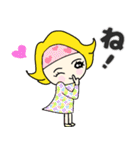 おしゃれヘアバンドタエコさんラブ（個別スタンプ：34）