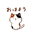 うちの子スタンプ 三毛猫（個別スタンプ：1）