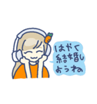 配信者どりーちゃん(作：イソ(ベ)マスヲ)（個別スタンプ：2）