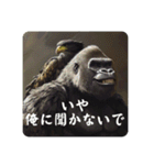 ゴリ鷹そしてゴリ鷹よ（個別スタンプ：25）