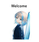 全て同じセリフ【Welcome】（個別スタンプ：8）