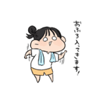 ゆかいなロングヘア女の子。（個別スタンプ：16）