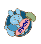 うさちゃんのアップリケ（個別スタンプ：4）