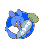 うさちゃんのアップリケ（個別スタンプ：7）