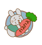 うさちゃんのアップリケ（個別スタンプ：10）