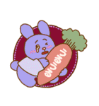 うさちゃんのアップリケ（個別スタンプ：18）