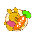 うさちゃんのアップリケ（個別スタンプ：19）