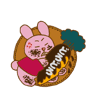 うさちゃんのアップリケ（個別スタンプ：23）