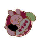 うさちゃんのアップリケ（個別スタンプ：27）