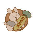 うさちゃんのアップリケ（個別スタンプ：31）