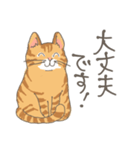 敬語の茶トラ猫だにゃん（個別スタンプ：18）