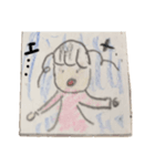 女の子のピンピン（個別スタンプ：5）